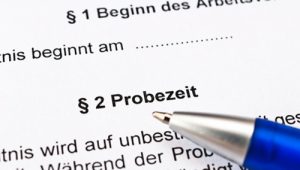 Die Probezeit wird im Arbeitsvertrag festgelegt