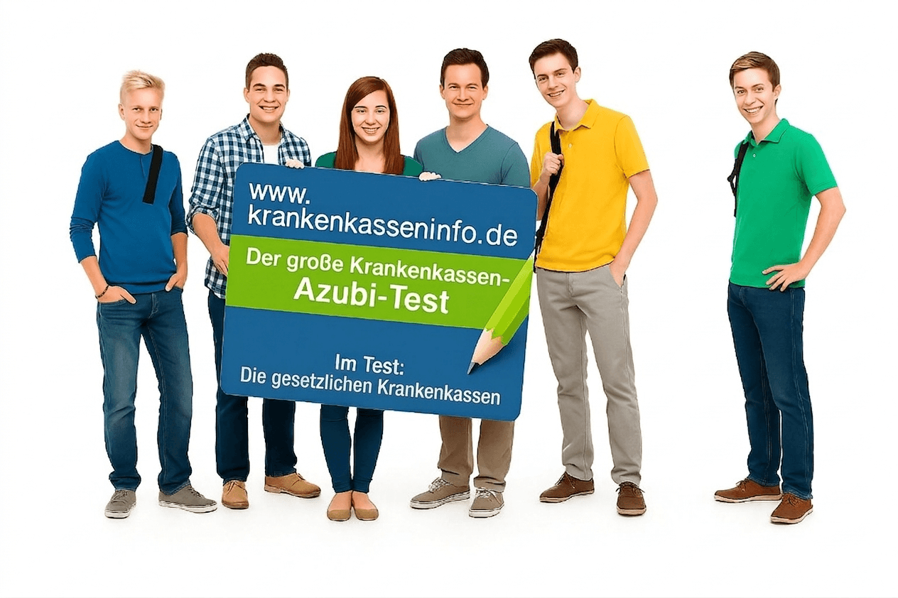 Azubi Krankenkassentest - die beste Krankenkasse für Auszubildende